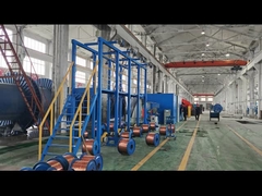 Maschine zur Aufspannung von Kabeln mit doppelter Drehung für 7-Kern-Aluminium- und Kupferdrähte